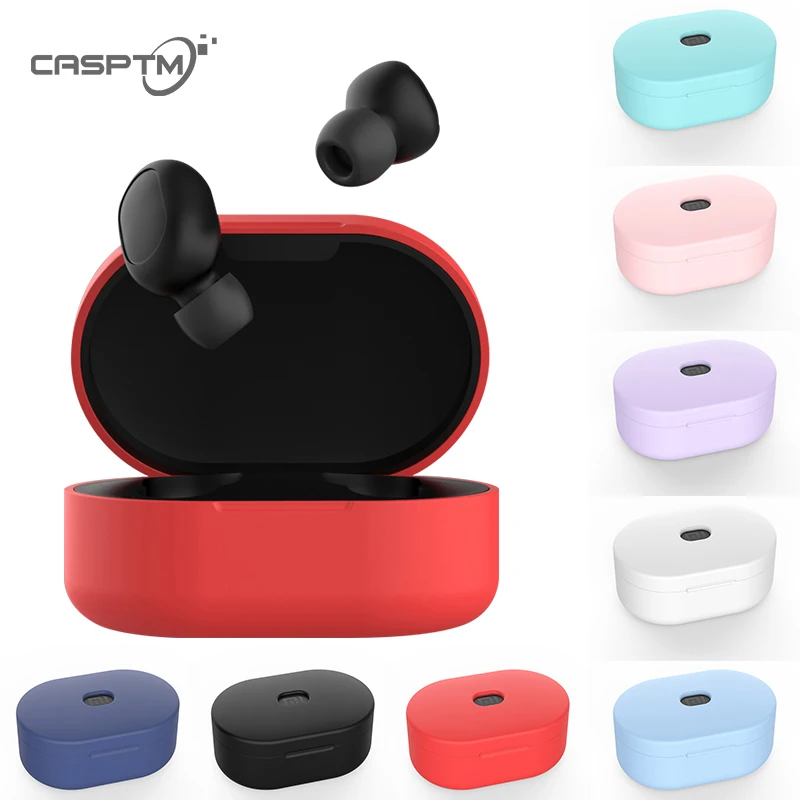 

For Redmi Airdots Wireless Bluetooth Earphone TWS Charging Case For Redmi Airdots Soft TPU Silicone Protective Cover