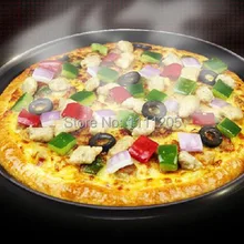 2 шт алюминиевый пиццерия сковорода для пиццы 8 дюймов пиццы конфорки не липкий антиоксидант домашний пластины для пиццы противень для выпечки формы для выпечки прессформы