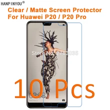 10 шт./лот для Huawei P20 5," /P20 Pro 6,1" HD прозрачный/антибликовый матовый экран протектор Защитная пленка(не закаленное стекло