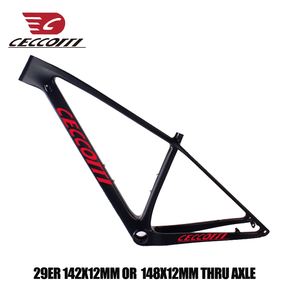 Ceccotti карбоновая рама для велосипеда quadro carbono colnago 29er 142*12 мм/148*12 мм углеродная горная рама