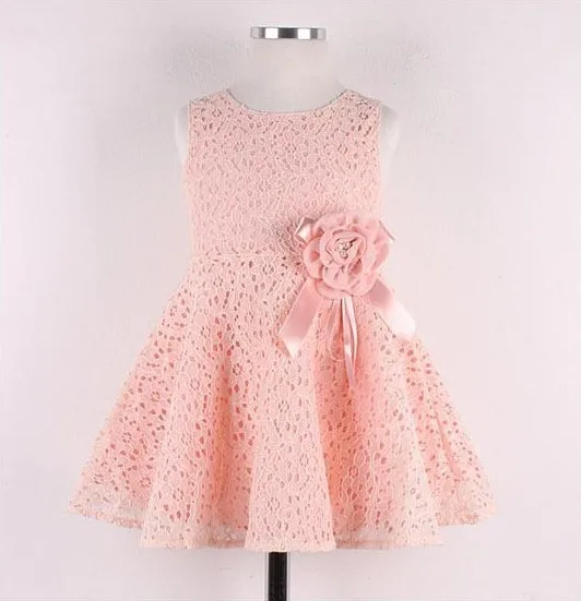 

Summer New girls dress,bow princess dress,Children lace dress Kids noble fairy dress high quality