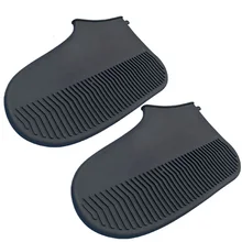 Силиконовые галоши многоразовый водонепроницаемый чехол для обуви дождевых сапог утолщенная Нескользящая H99F