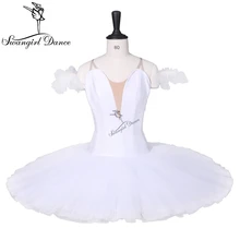 Белая пачка для взрослых, для девочек, Лебединое озеро, черные костюмы для балерины, классическое платье-пачка, BT9111F