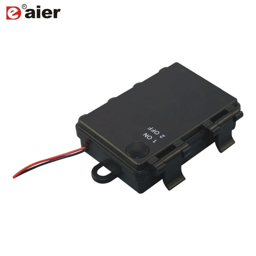 5PCS IP65 ON OFF 4.5V Black 3 AA Waterproof Battery Holder AA Battery Box With Wire Leads Battery Cell afbeelding