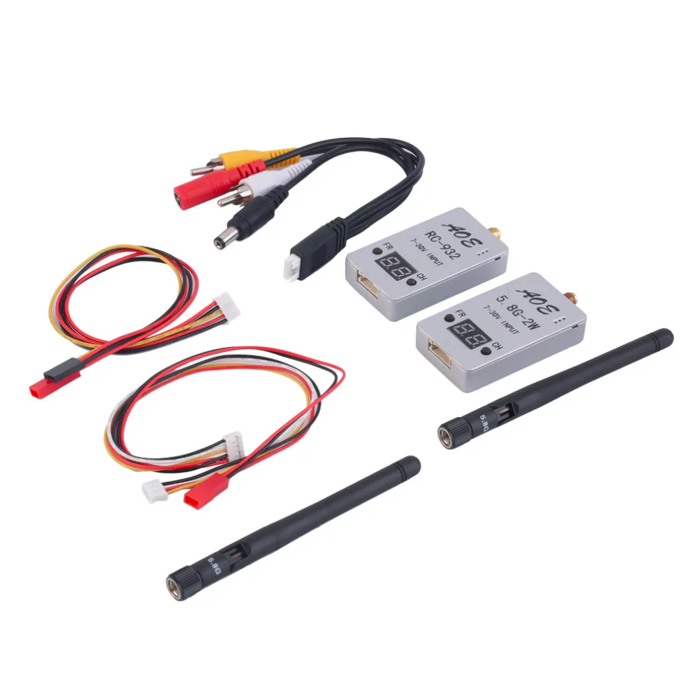 

Hot! TS933 5.8G 32CH FPV Wireless AV Transmitter+RC932 Receiver for RC Multicopter New Sale