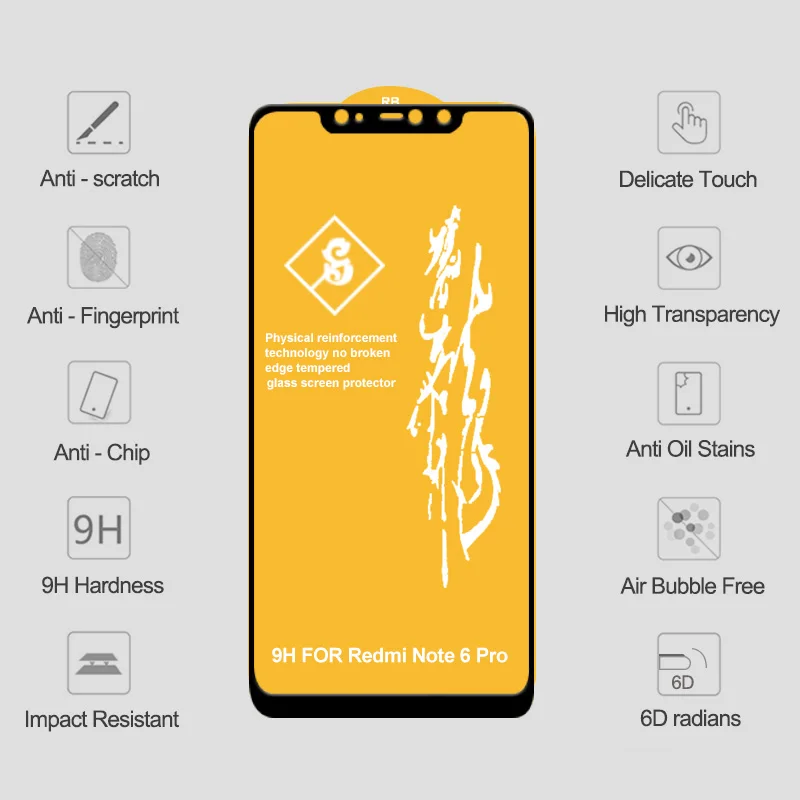 Стекло для Xiaomi Redmi Note 7 8 Pro 6 закаленное защитное стекло для экрана Защитное стекло для Xiaomi Redmi note 8 8T Pro 7 5 K20 7A 8A