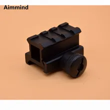 1 шт. " дюймовый 3 слота высокий стояк крепление, 20 мм Вивер Пикатинни см, через QD прицела крепление