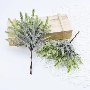 6PCSbundle christmas decorations for home wedding party artificial plants Handmade gifts box diy wreath fake flowers scrapbook