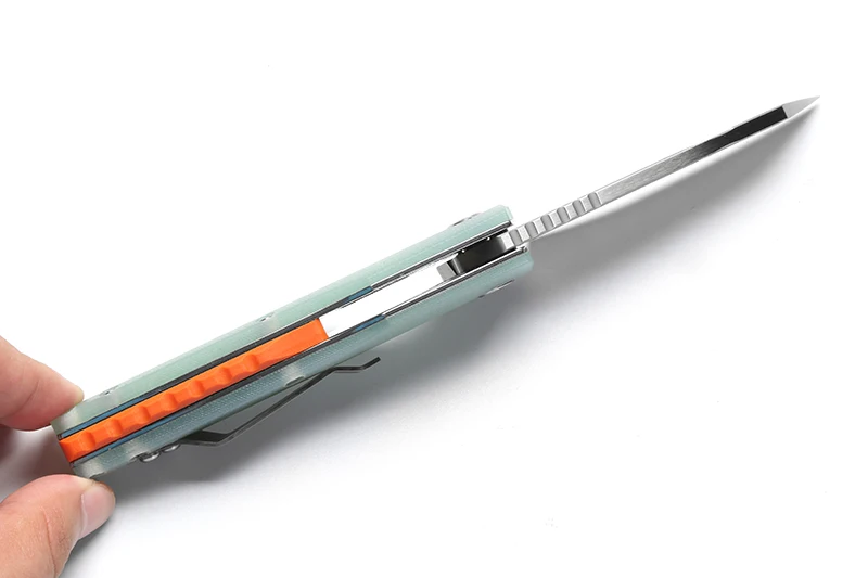 Два SUN G10 Ручка TS48 D2 лезвие Flipper ball brearing складной нож походные охотничьи карманные