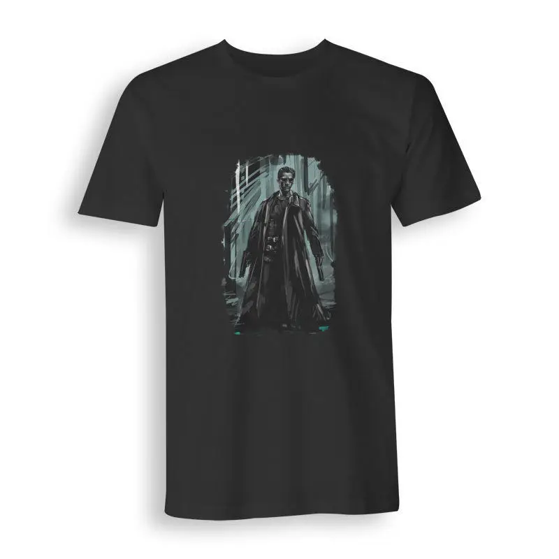Матрица Нео Мужская Размер S-3XL футболки черные | одежда
