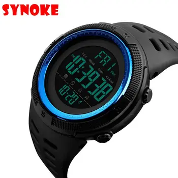 

SYNOKE Fashion Men's Electronic Watches Outdoor Sports Students Watches Waterproof Digital Watches Hour Clock Relogio Masculino