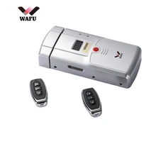 WAFU Keyless Entry Electronic Remote Indoor Touched Fingerprint Smart Door Lock Wireless 433mHZ Invisible Intelligent Lock