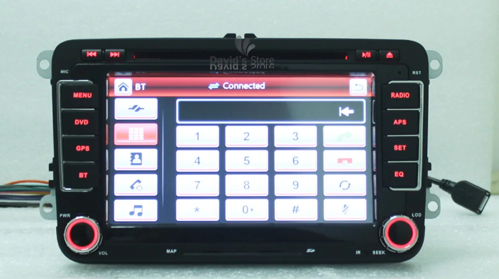 7inchs Car Navigation for Volkswagen with Built-in Canbus 10