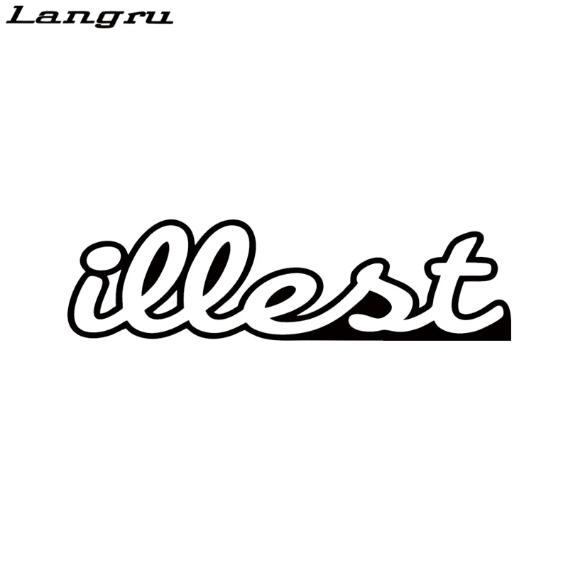 Langru Горячая продажа Illest наклейка забавная Автомобильная виниловая евро