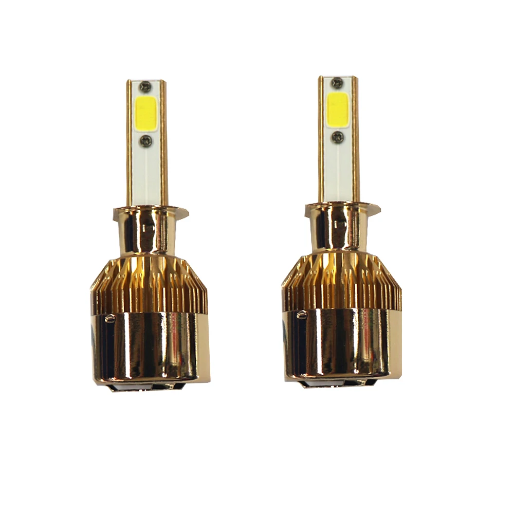 

2Pcs H1 12V LED Light 72W 3800LM 6000K LED Headlight Conversion Kit Car Beam Bulb Driving