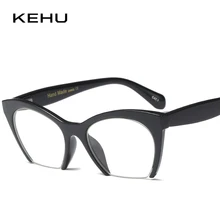 KEHU модные очки-половинки очки «кошачий глаз» Frame Для женщин высокое качество Les UV400 очки Дамская Мода Матч очки аксессуары KH74