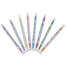 1 шт. Zebra WKT7 MildLiner маркер флуоресцентная ручка с круглым носком/косой двусторонний школьный офисный товар Новинка