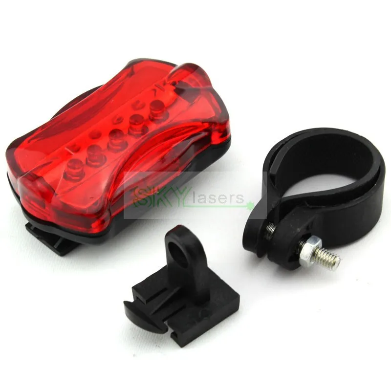 

Waterproof Red Bike Bicycle 5 Flash LED Rear Tail Lamp Torch Back Light Safety
