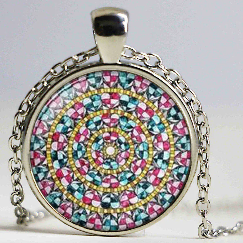 Оптовая продажа ожерелье из искусственного стекла с кабошоном|glass cabochon necklace|cabochon