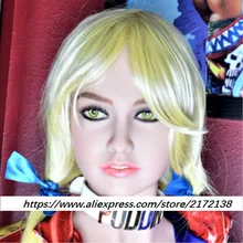 WM Realistic Sex Doll Head Beautiful read doll head For male oral sex