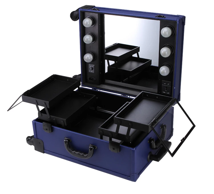 led mirror makeup case