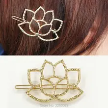 New Fashion Upscale Hollow Alloy Lotus Flower Retro Hairpin Hair Accessories For Women Jewelry