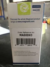 Original MA600KO 2 panel black monochrome dye film + overcoat 600 images for magicard enduro printer