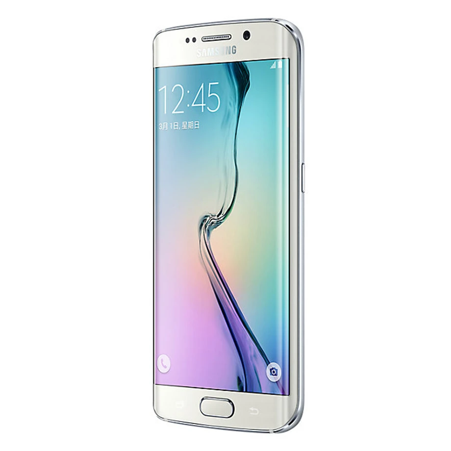 Samsung Galaxy S6 край G9250 Android мобильного телефона Octa core 3 GB Оперативная память 32 ГБ/64 ГБ Встроенная память 5," AMOLED экран 16MP NFC