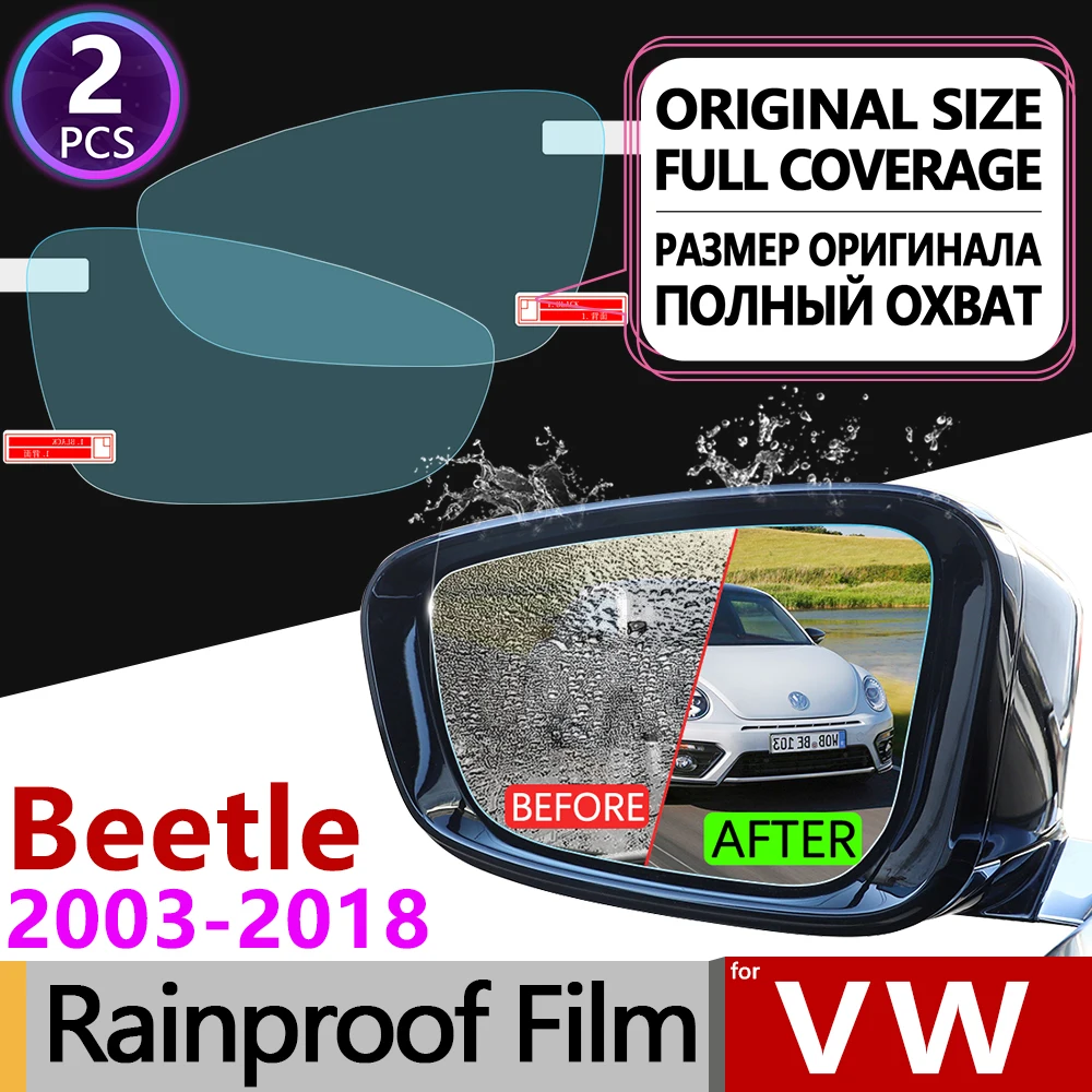 Для Volkswagen Фольксваген Жук 2003- Жук A5 полное покрытие противотуманная пленка зеркало заднего вида дождестойкий анти-непрозрачна пленка s Аксессуары