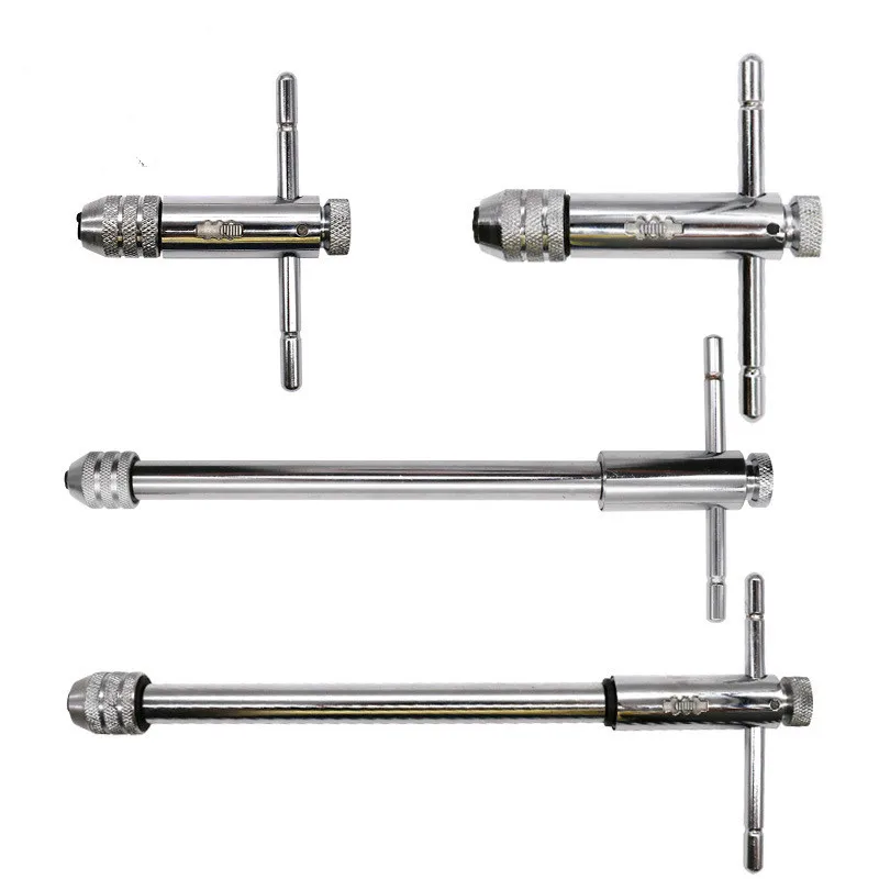 

High quality positive and negative adjustable ratchet taps spanner wrench wire T type extended tap tapping tool