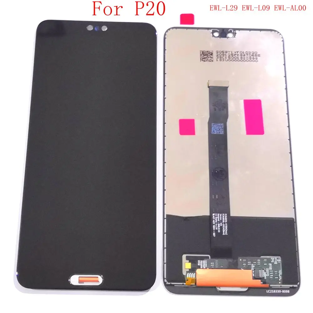 

5.8"For Huawei P20 EML-L29 EML-L09 EML-AL00 LCD Screen Display+Touch Screen Digitizer Assembly Replace Pantalla P20 Sensor panel