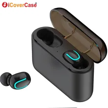 Heavy Bass Bluetooth Earphone With Charging Box Wireless Headphone With Mic For Sony Xperia XZ4 XZ3 XZ2 XA3 XA2 L3 L2 L1 Z5 Z3