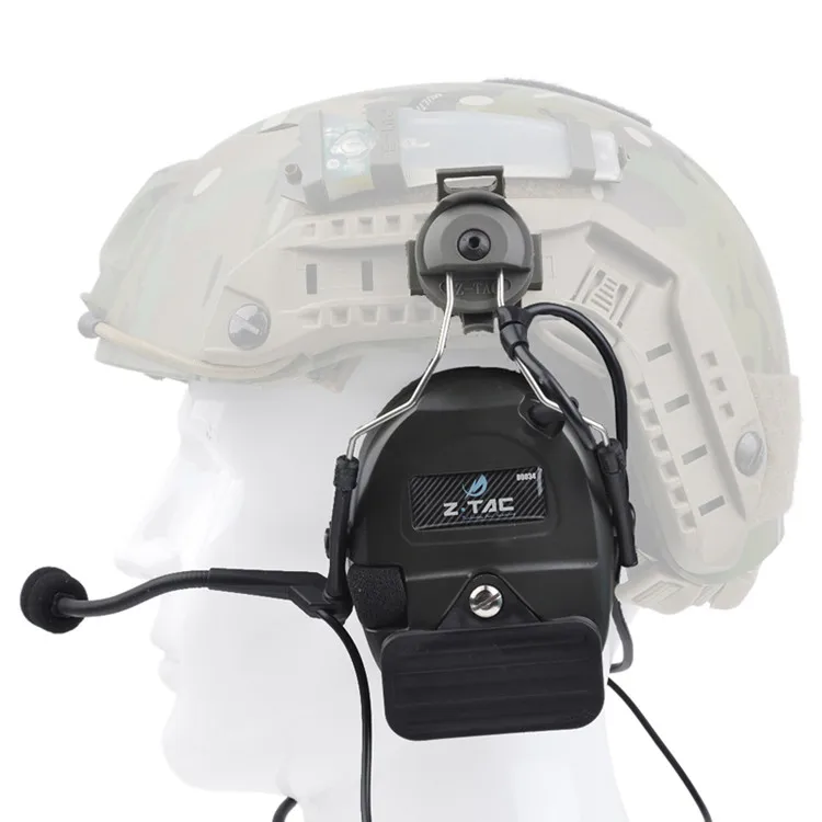 

2018 NEW Tactical Headset Airsoft Comtac I Noise Canceling Headphone for FAST Helmets with Peltor Helmet Rail Adapter Set