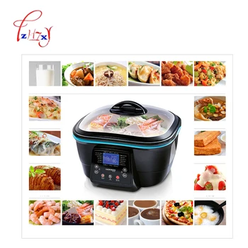 5L Multi-function Electric health pot Electric Cooker Hot Pot/grill/steam/pan fry/deep fry/bake/cake maker food Cooking DFC-818 2