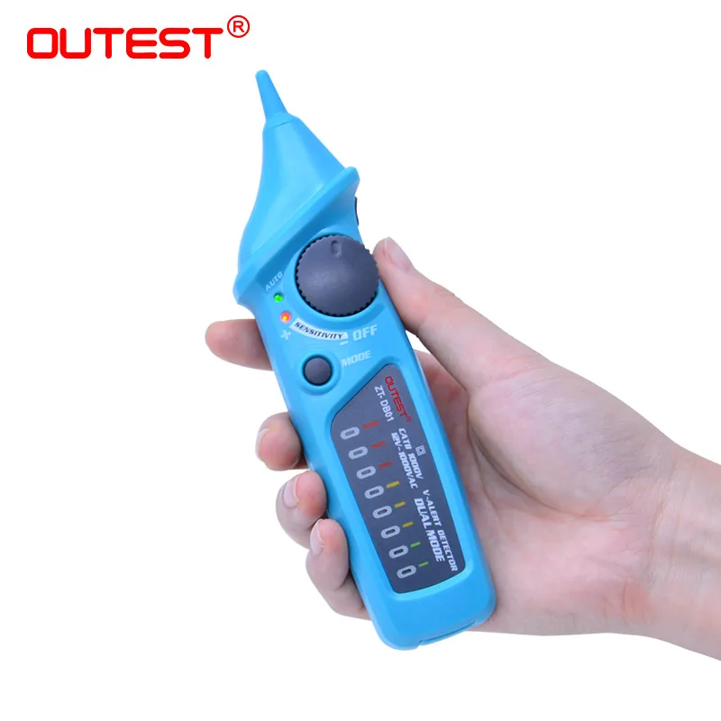 

Non-Contact Voltage Detector AC Voltage Test Pen Tester LED Light 12-1000V Adjustable sensitivity Sensor Tester