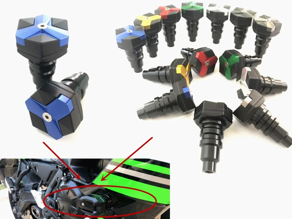 

Motorcycle Frame Sliders Screw Crash Pad Cover Falling Protector Guard for BMW K1300R R NINE T F800GT C600 SPORT S1000RR R1200R