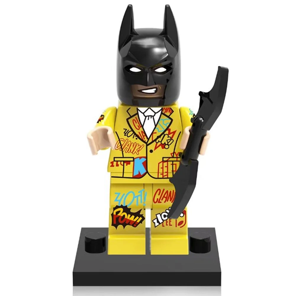Koop SingleSale 2017 De BATMAN MOVIE Comic Boek Pow Tuxedo Batman Pak SUPER HEROES Bouwstenen minifig Figures diy Speelgoed Geschenken