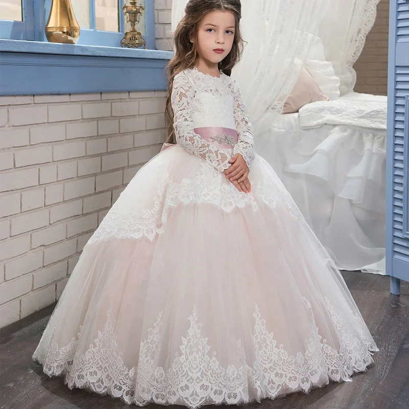 Vestido/платья принцессы для девочек коллекция года, летнее плиссированное платье-пачка с бисером для тяжелой работы одежда для маленьких девочек одежда для малышей возрастом от 1 года до 7 лет, GDR612