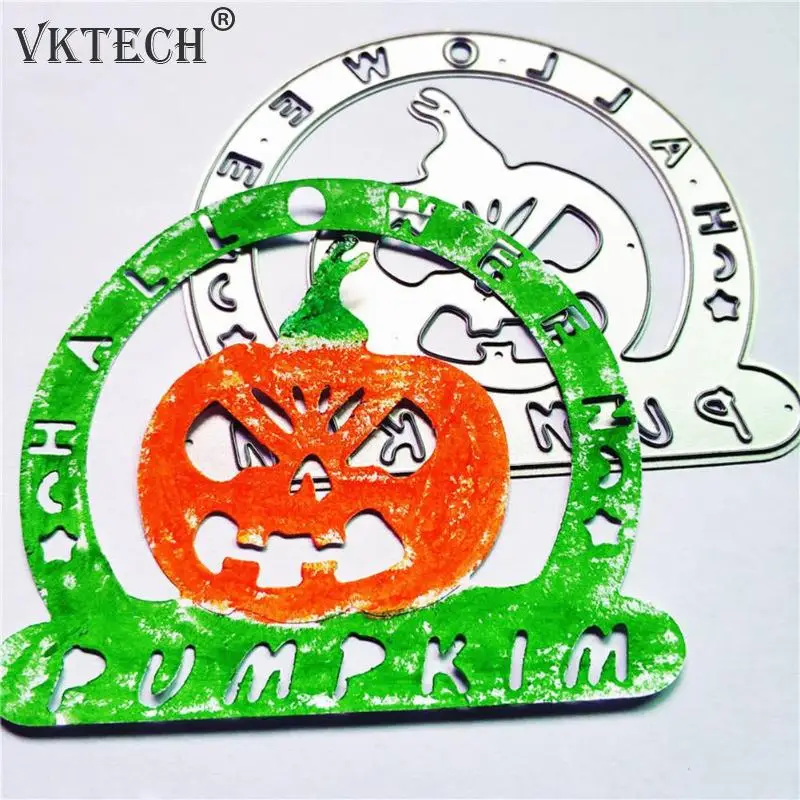 

2018 Halloween Cutting Dies Geometric Metal Dies Scrapbooking Dies Cut DIY Stencil Embossing Halloween Craft Greeting Card Decor