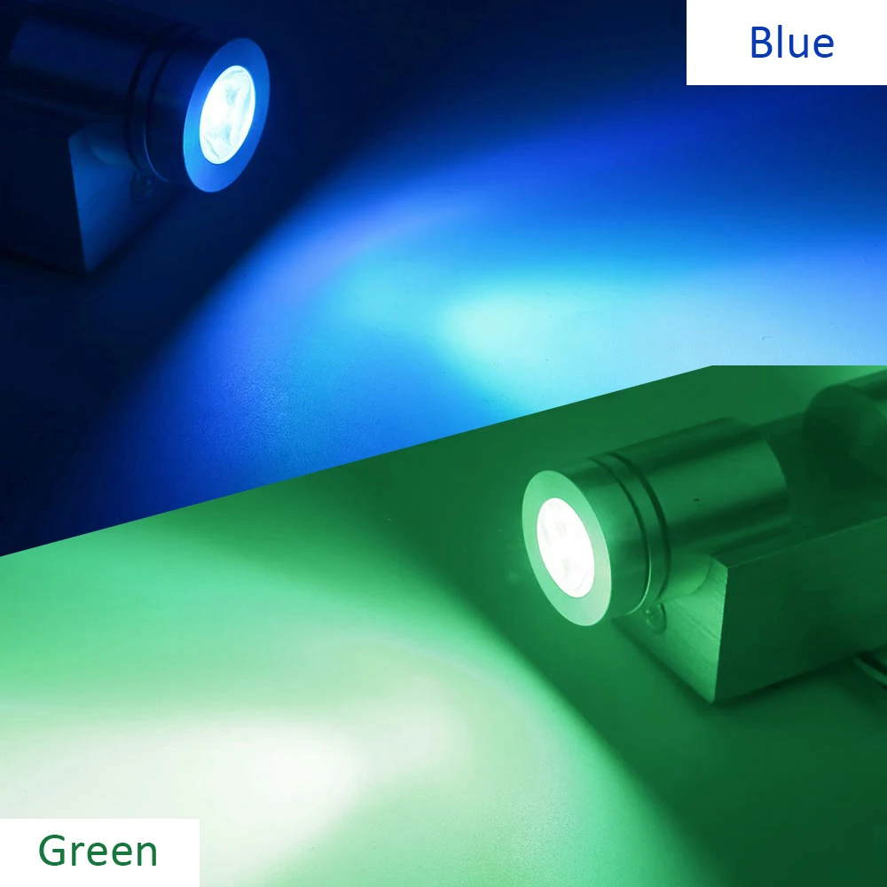 Lâmpada de Parede Sconce para Corredor Interior Led 2 Contas 2 w 6 w Alumínio Luz Astigmatismo Wall mounted Corredor Foyer Decoração jq 7 Led interior lâmpada de parede 2 grânulos