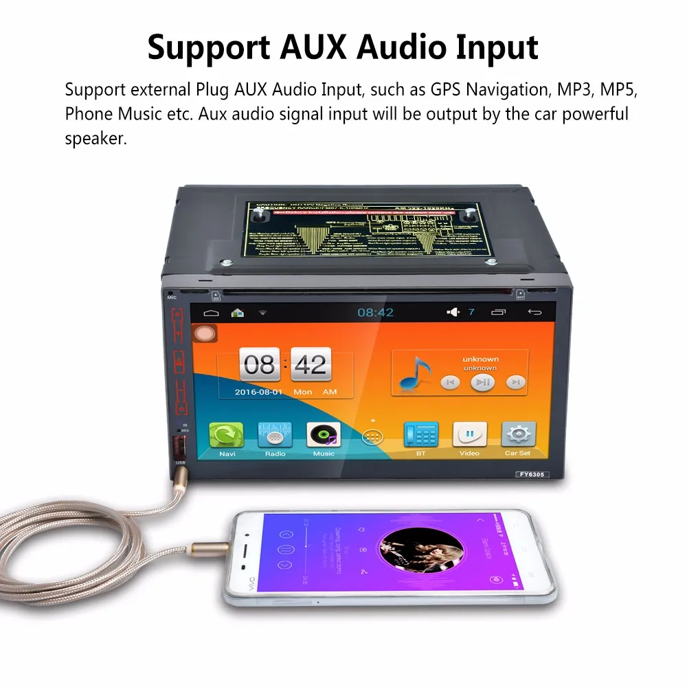Горячая продажа автомобиля 2 Din стерео на палуба android 5.1.1 автомобильный DVD ПК-плеер gps навигация автомобиля-Стайлинг автомобиля аксессуары