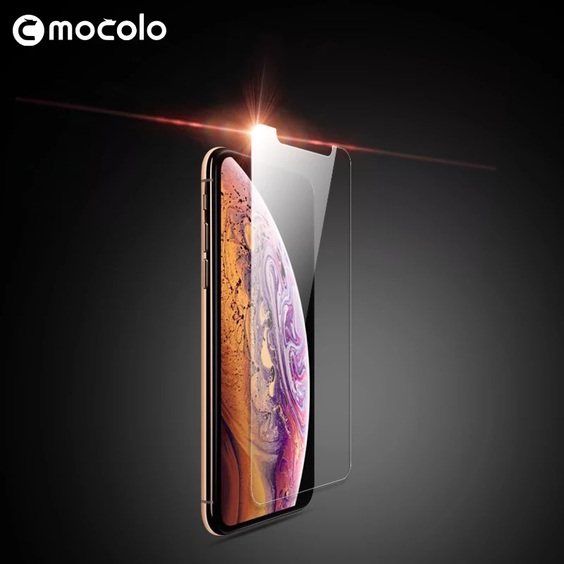Оригинальное взрывозащищенное премиум стекло Mocolo для iPhone XS MAX 0 33 мм 9H защитная