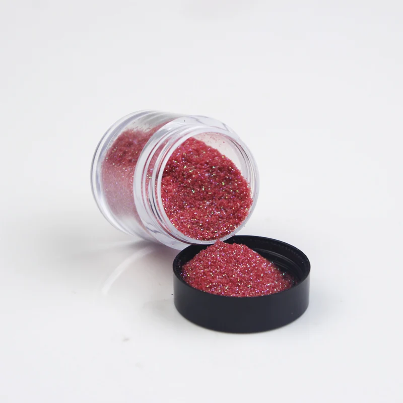 light red glitter