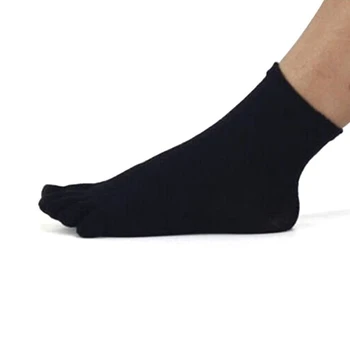 

2pcs Finger-separated Socks Toe Socks Men Finger-separated Elastic Cotton Polyester Ankle Hosiery Footwear Socks