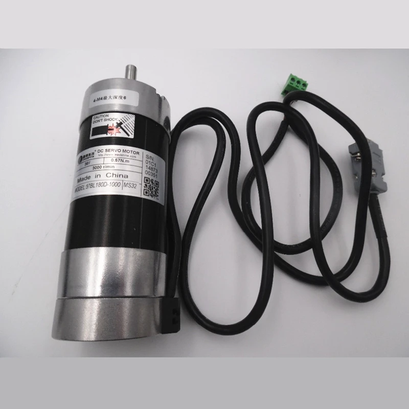 

Leadshine 180W Brushless DC Servo Motor 57BL180D-1000 Circular Flange 36VDC 7A 0.57NM 3000RPM