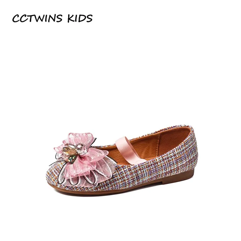 

CCTWINS KIDS 2018 Autumn Children Fashion Princess Shoe Toddler Brand Party Flat Baby Girl Butterlfy Mary Jane GM2148
