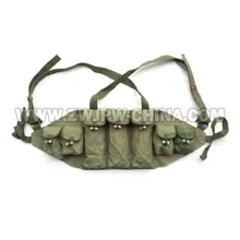 Excedente original exército chinês tipo ak47/56 caça equipamento peito munição bolsa cn. aw/10122(China)