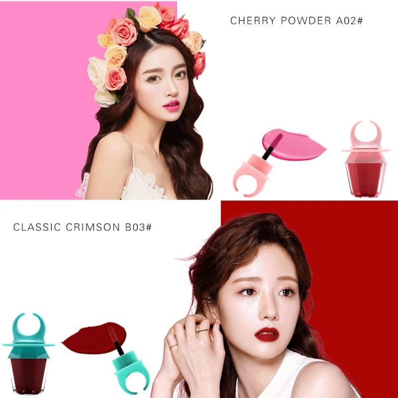 1PC 2019 Lipstick Matte Waterproof Velvet Lip Stick Sexy Red Pigmented Makeup Matte Lipsticks Beauty Lips Lovely Ring Shape 1PC 2019 Lipstick Matte Waterproof Velvet Lip Stick Sexy Red Pigmented Makeup Matte Lipsticks Beauty Lips Lovely Ring Shape