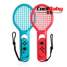 Для Nintend переключатель радость-con ABS Теннисная ракетка ручка держатель forNintendo переключатель НС теннис Ace игры с 2 аналоговые колпачки