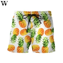 Womail шорты мужские летние модные с принтом ананаса пляжные повседневные мужские короткие брюки шорты свободный подарок новинка M29